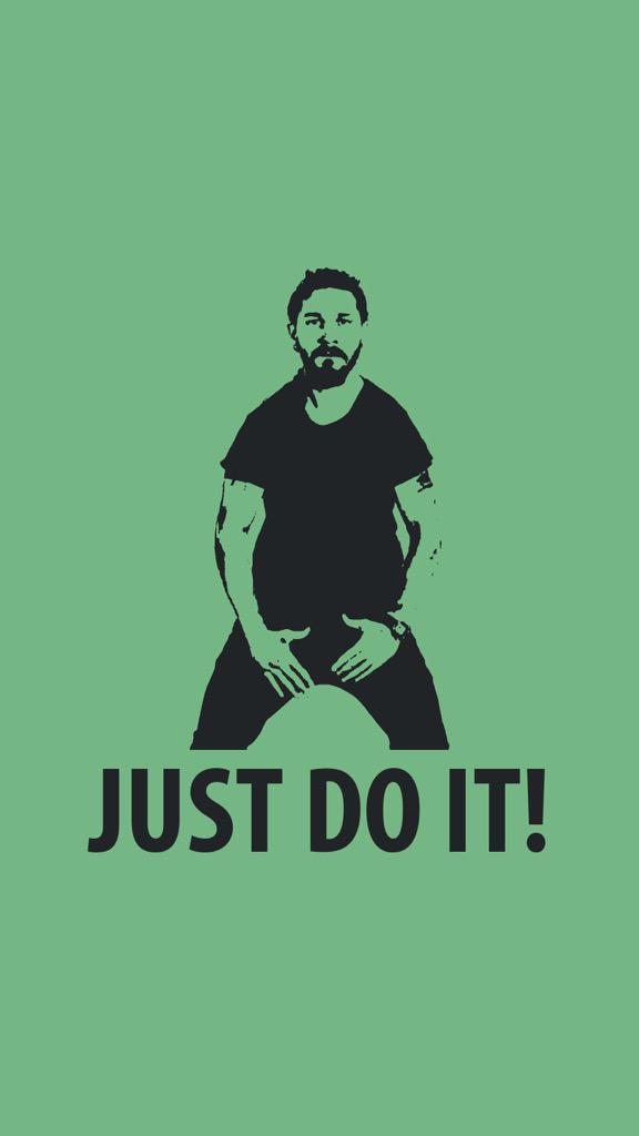 Kmanskii's tweet photo. Whatever you say, Shia. http://t.co/hy0V1fMatX