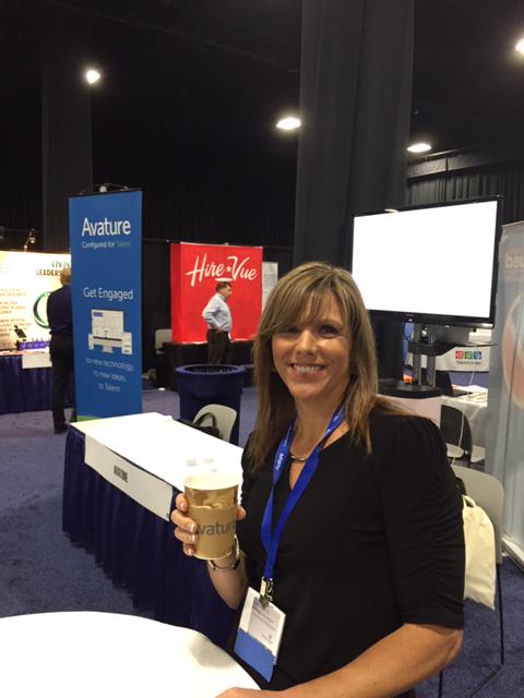 Avature's tweet photo. Great visit from @SodexoHeather at #HCIEvents! Join us at #Booth41 &amp; take your #TalentAcquisition to the next level http://t.co/UDLf8sd0Qc