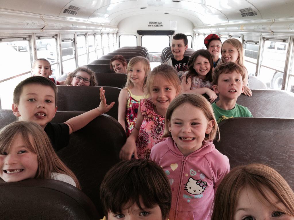Mrs.Orchard's Grade 1/2 class on their way back from seeing "Inside Out" at the Bracebridge theatre <a href="/GravenhurstPS/">Gravenhurst PS</a>