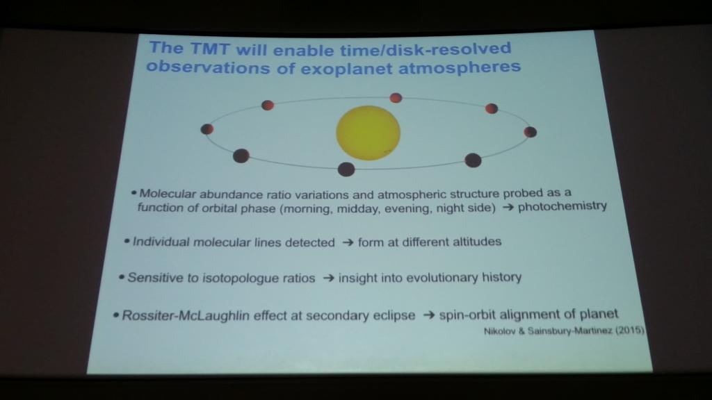 Nola_T_Tillman's tweet image. Birkby-@TMTHawaii enable improved observations of #exoplanet atm #TMTscience