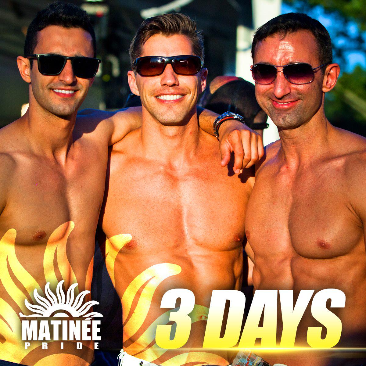 We're down to just 3 days until #MatineePride! Get your drink on this Saturday 2-3p courtesy of @ABSOLUTvodka_US!