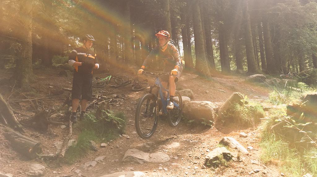 Great day training up the new #MTB Skills Instructors <a href="/OPALlandegla/">Oneplanet Adventure</a> lots learned &amp; loads of progression. #B1KESkills