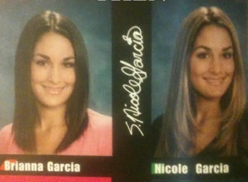 xBrieDanielson's tweet photo. Oh my gosh! I found this old High School photo from @NikkiWWE_Diva and me!
#BellaTwins #HighSchoolTime http://t.co/cvEkqgvKwW