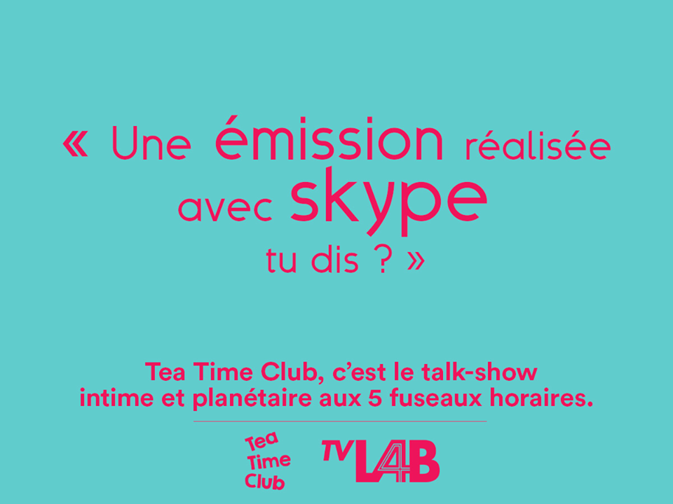 Pour continuer cette conversation avec le reste du monde, votez @TeaTimeClubTV ! #TVLabF4 francetv.in/1de5qBH