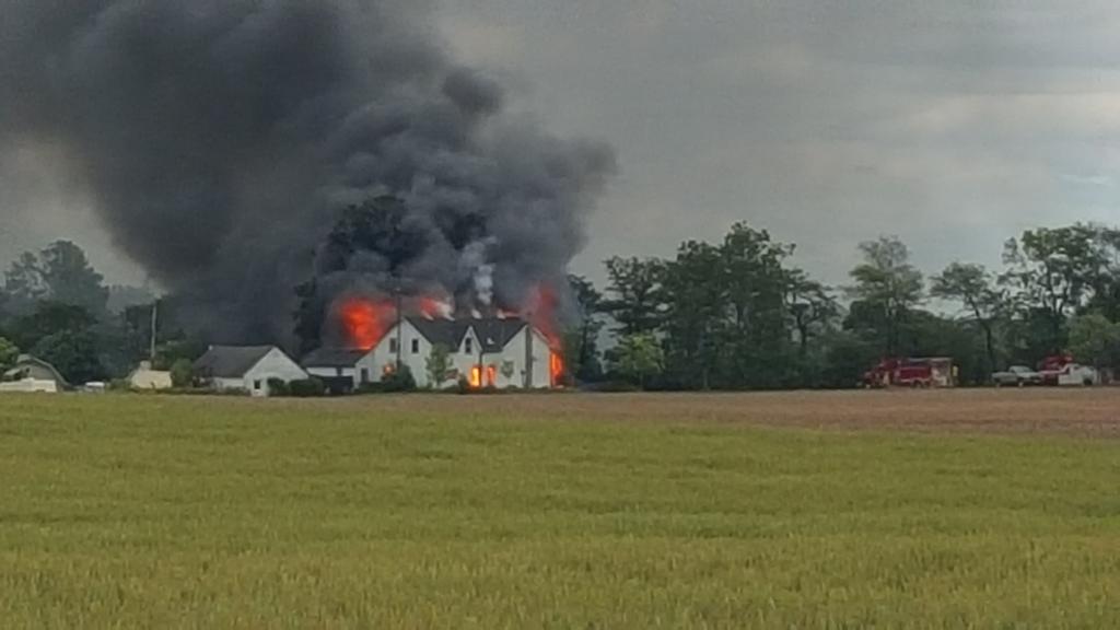 Awiatowski's tweet image. Fire Crews have arrived! #Norfolk #Brant