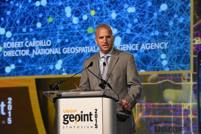 NGA_GEOINT's tweet photo. Earlier at #GEOINT2015, Dir. Cardillo challenges partners to join in ‘new power’ of #GEOINT » http://t.co/xCXeraaYea http://t.co/eDx1AtCdkc