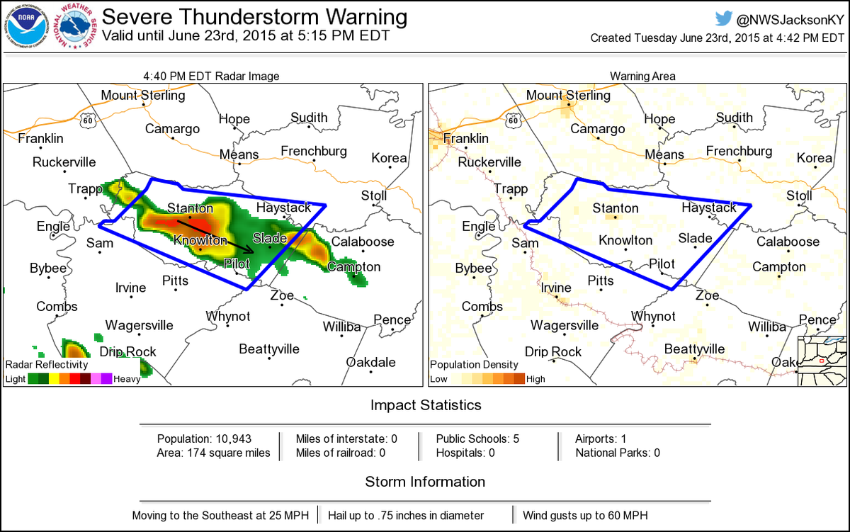 pc_skywarn's tweet image. From earlier today. Storm-Based warning and impact.