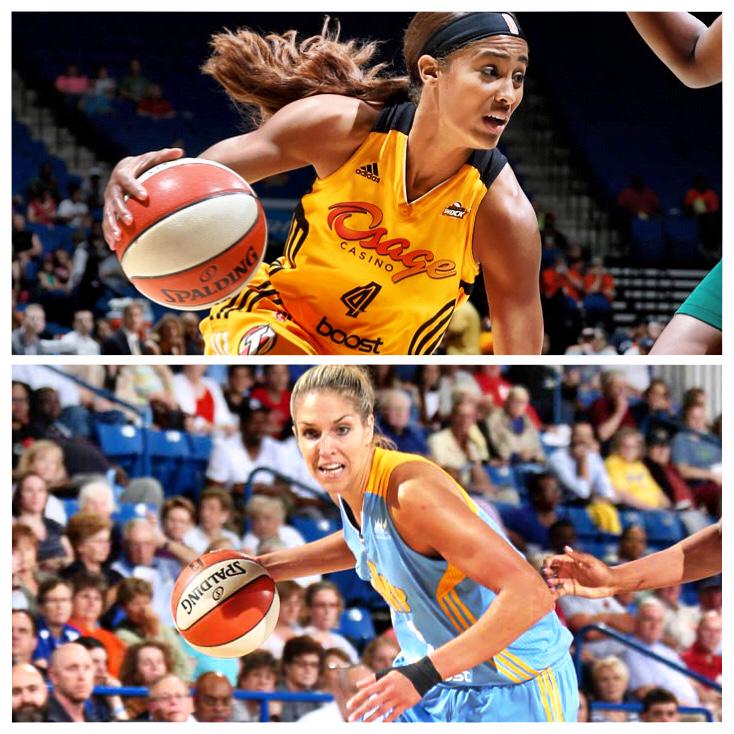 .@De11eDonne (@wnbachicagosky) & @SkyDigg4 (@TulsaShock) named #WNBA Pl...