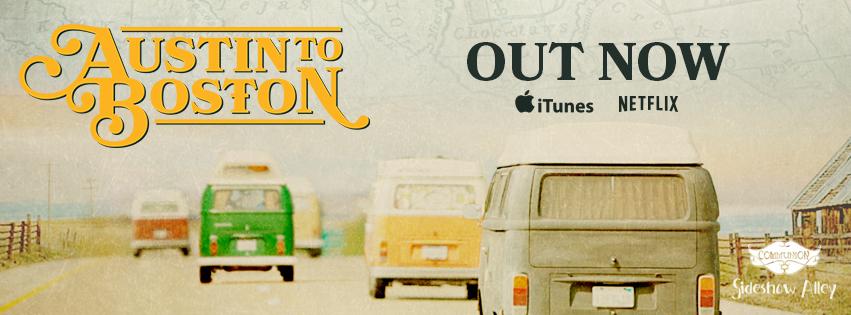 CommunionMusic's tweet photo. Have you watched yet? @AustinToBoston is out now!! Catch on @Netflix @iTunes @Amazon @GooglePlay @Xbox @Vimeo http://t.co/bju7ebOnPr