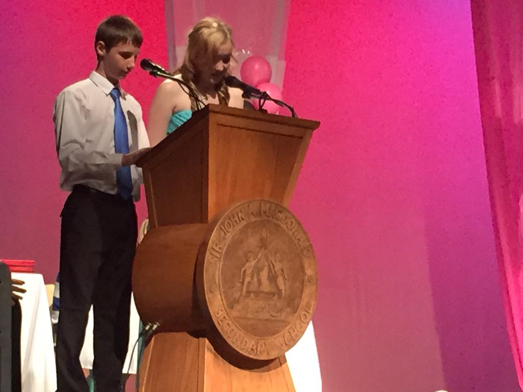 A message from our graduates.  #Graduation2015 <a href="/BennettoHWDSB/">Bennetto</a>