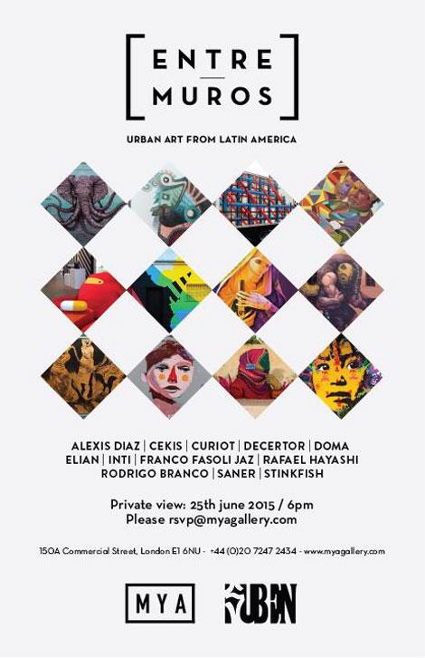 hookedblog's tweet photo. #London Diary Date 25/06 @MyArtInvest &amp; Suben present ‘Entre Muros’
—
https://t.co/7G5fpsZ5kg <-- http://t.co/8ZXrEd97xj