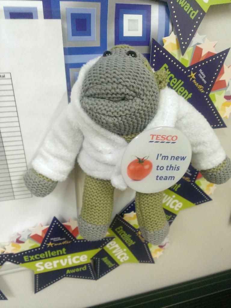 This is our store mascot, but we want a name, any suggestions.