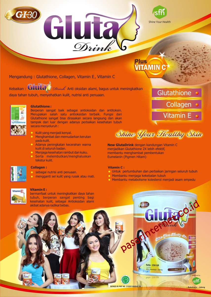 Manfaat dan khasiat glutadrink