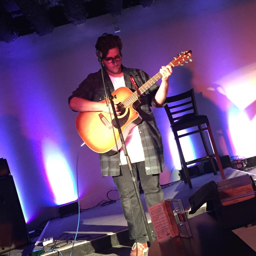 Jad from <a href="/TallTrees_Music/">Tall Trees</a>; kicking it at #OpenMic!

#OttMusic