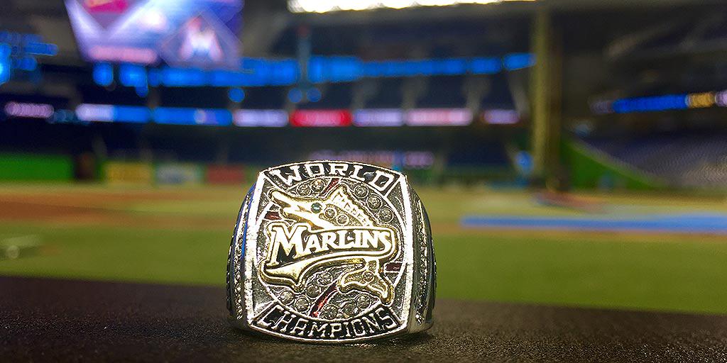RETWEET for the chance to win a 2003 World Series replica ring, the giveaway for Sunday's Josh Beckett Day! #Whiff