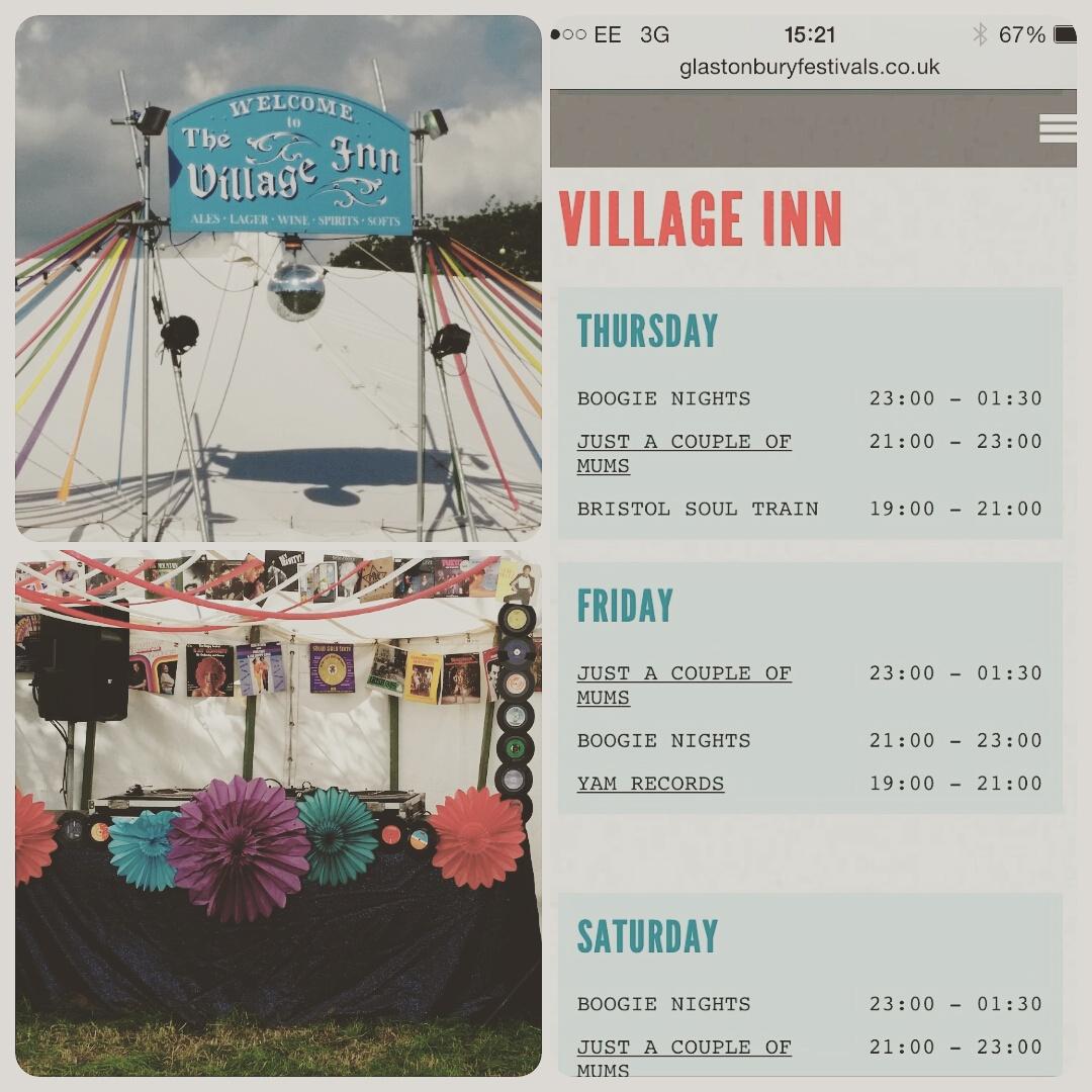 GLiveLtd's tweet photo. Get ready to bring out those dancing shoes at the Village Inn @WorkersBeerCo @CoupleofMums @YAMrecordings #Glasto2015 http://t.co/qHueanRPn9