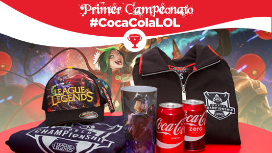 VPCocaCola_CL's tweet photo. Abrí la caja y encontré esto! El jueves sorteo 3 packs + entradas a #CocaColaLOL, el campeonato del año papá 😉 http://t.co/yNFB0KKILb