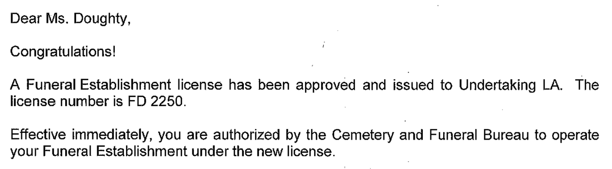 TheGoodDeath's tweet image. I am a funeral home owner.

There can be miracles, if you believe.

@UndertakingLA