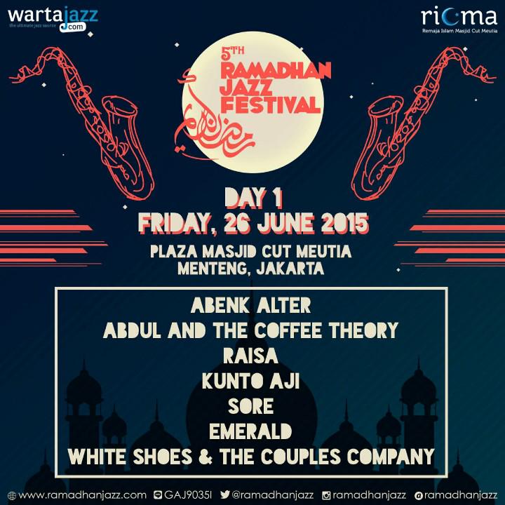 Assalamualaikum WR WB.
The SCHEDULE for Day 1 is here!
Bet you don't wanna miss any of them! #5thRJF #ricmaupdate