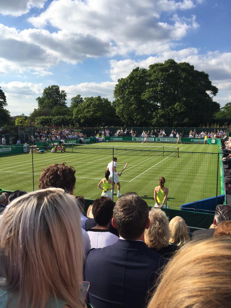 karatointon's tweet photo. Fantastic afternoon @BNPPTennis "BNP Paribas Tennis Classic"  #UnforgettableMatch 😎🎾🍹☀️🍓Thank U http://t.co/q0xPTlDd1M