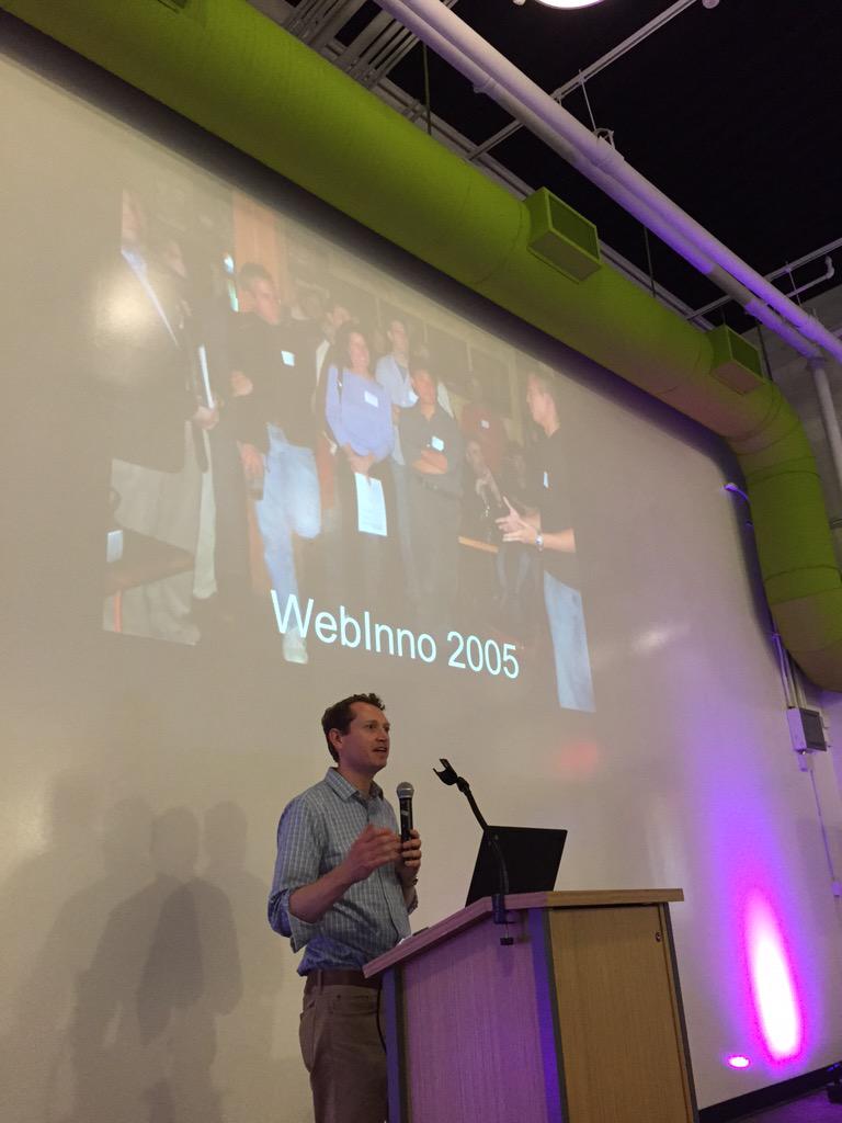 jab's tweet image. Let&apos;s get this #WebInnoTurns10 show started! Here&apos;s the start of #WebInno: