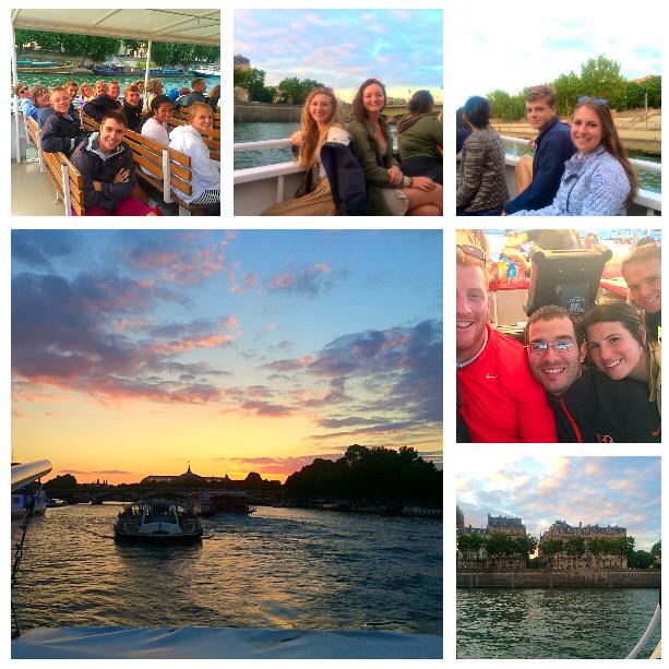 Ms_Jagoditz's tweet photo. ...and what better way to end a great day and our last night in Paris? Riverboat Tour. #eurotrip15 http://t.co/3kYhOx2w0s