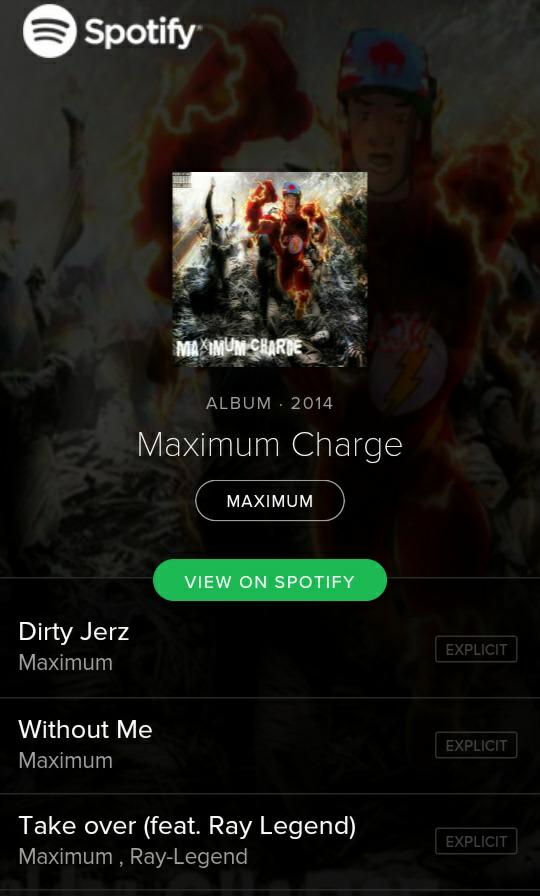 OgMaxiMaxx's tweet photo. #MaximumCharge on #Spotify @spotify jerseyyyyyyyy.  Comin soon to #Tidal http://t.co/eNHf63GWt2