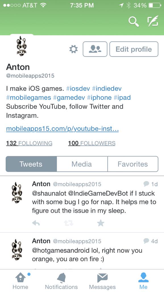 mobileapps2015's tweet photo. 100 followers! http://t.co/ZFUXdK7kPr