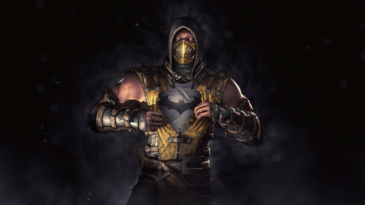 MortalKombat's tweet photo. Even Scorpion wants to #BeTheBatman 

Congrats to @RocksteadyGames on the release of @BatmanArkham Knight http://t.co/jUpjt2HIcD