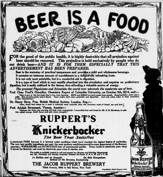 DrunkenHistory's tweet photo. "Beer is food" yes, yes it is... http://t.co/8NcoRhoPPc