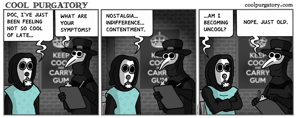 PHLKY's tweet photo. Today in #CoolPurgatory, a character gets a grim prognosis. http://t.co/YV5Nf6QeZS