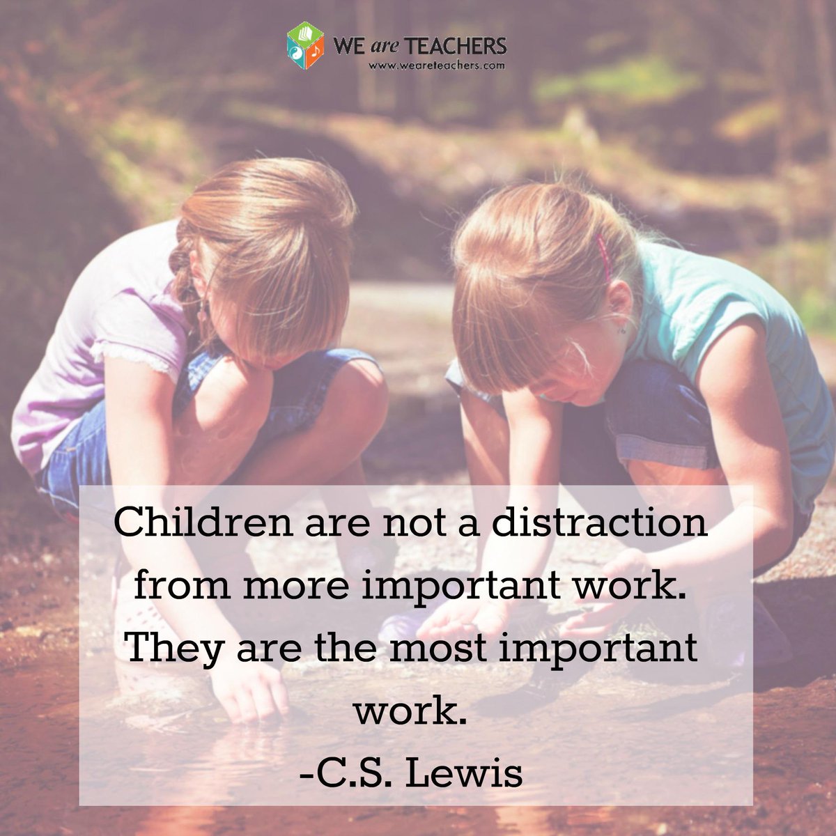 They are the most important work, and they are our work. #quote