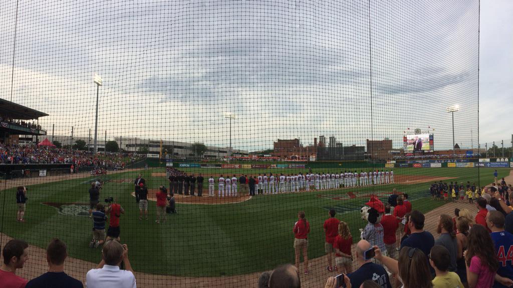 5BlueMedia's tweet photo. Representing the @LumberKings at the Midwest League All Star Game! #MiLB http://t.co/34G0KOjVUR