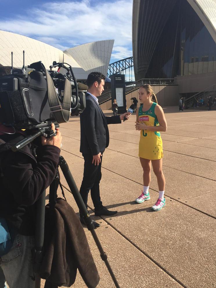 AussieDiamonds's tweet photo. The day after my knee reco I said I'm going to win a Grand Final &amp; I'm going to make @netballworldcup -@PaigeHadley2 http://t.co/7tvC0CL9kI
