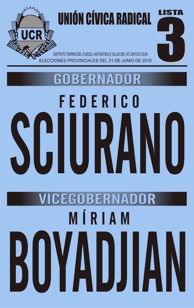 bertita2014's tweet photo. Sciurano-Boyadjian Lista 3 - éste domingo 28 votas FUTURO
Una provincia con orgullo y para todos. http://t.co/vcYVsdlHqC