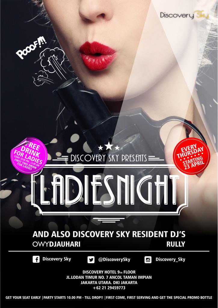 DiscoverySky's tweet photo. " LADIES NIGHT " Come join us to feels like King and Queen  !! http://t.co/P2unqmLXDc