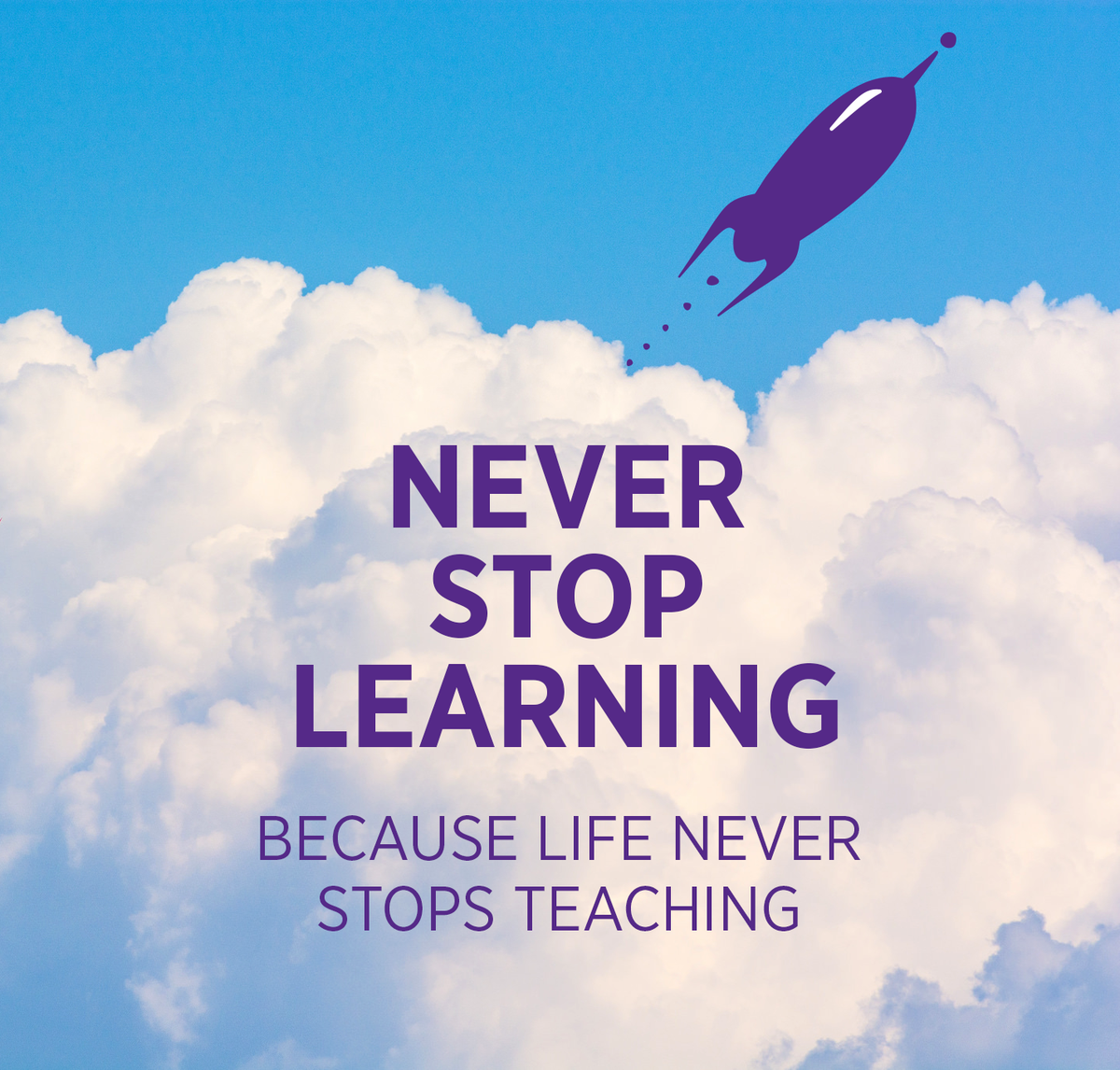 RocketshipEd's tweet photo. Never stop learning, because life never stops teaching. #QuoteoftheDay #RocketshipEd http://t.co/KWXklcfHEk