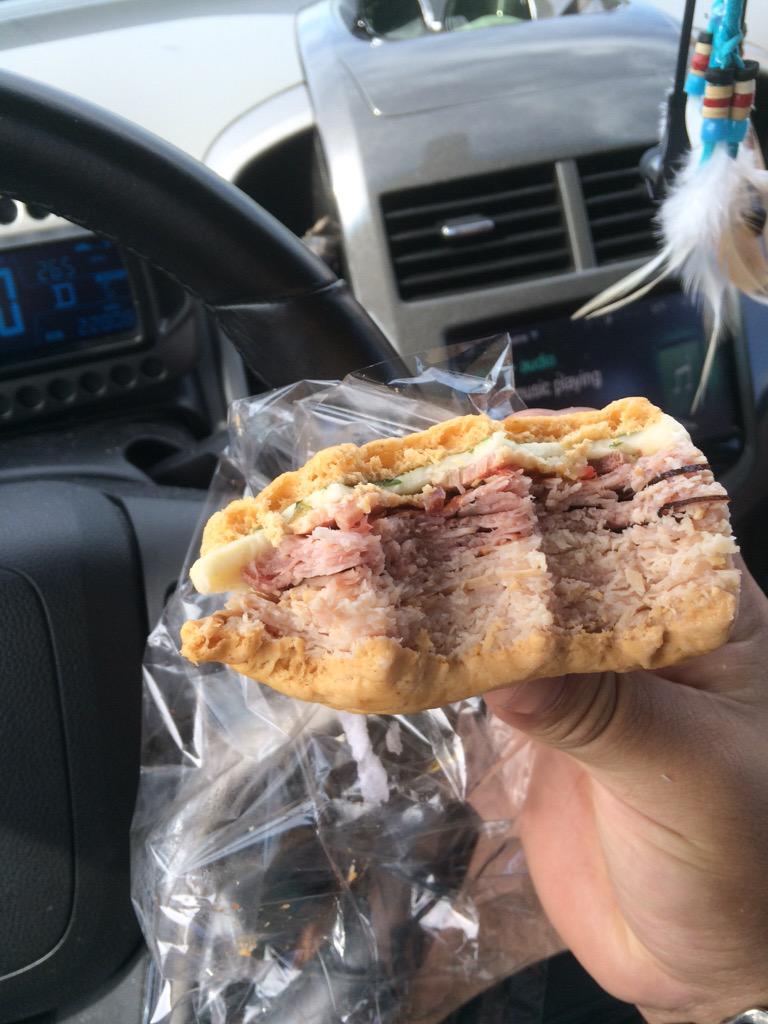 mikerossg's tweet photo. @bucees now that's a club sandwich http://t.co/dqCoc337vD