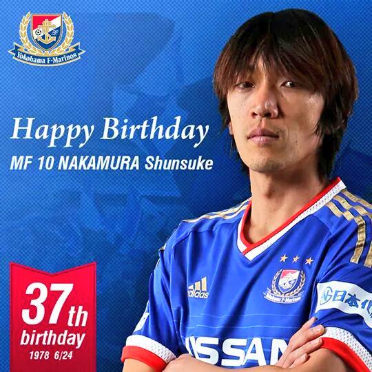 June 24 HAPPY BIRTHDAY to Mr. Shunsuke Nakamura!!! 