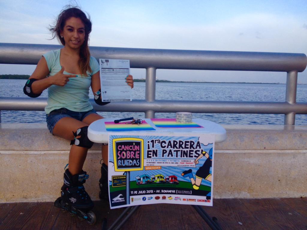 Inscríbete a la carrera en patines, modulo malecón tajamar! 6:30 a 8:30pm infórmate !!!