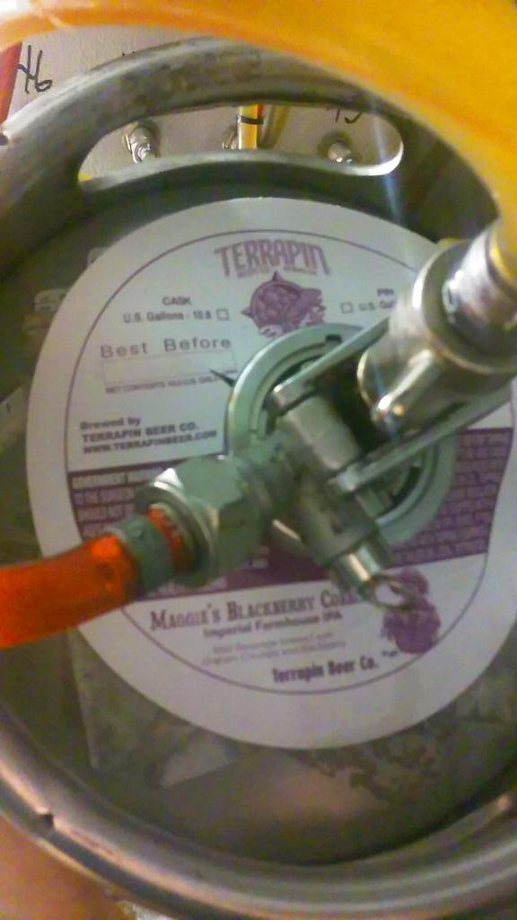 Just tapped- Maggies Blackberry Cobbler Imperial IPA.  Yum Yum come get some.  Its limited and won't last. #WOBTrip