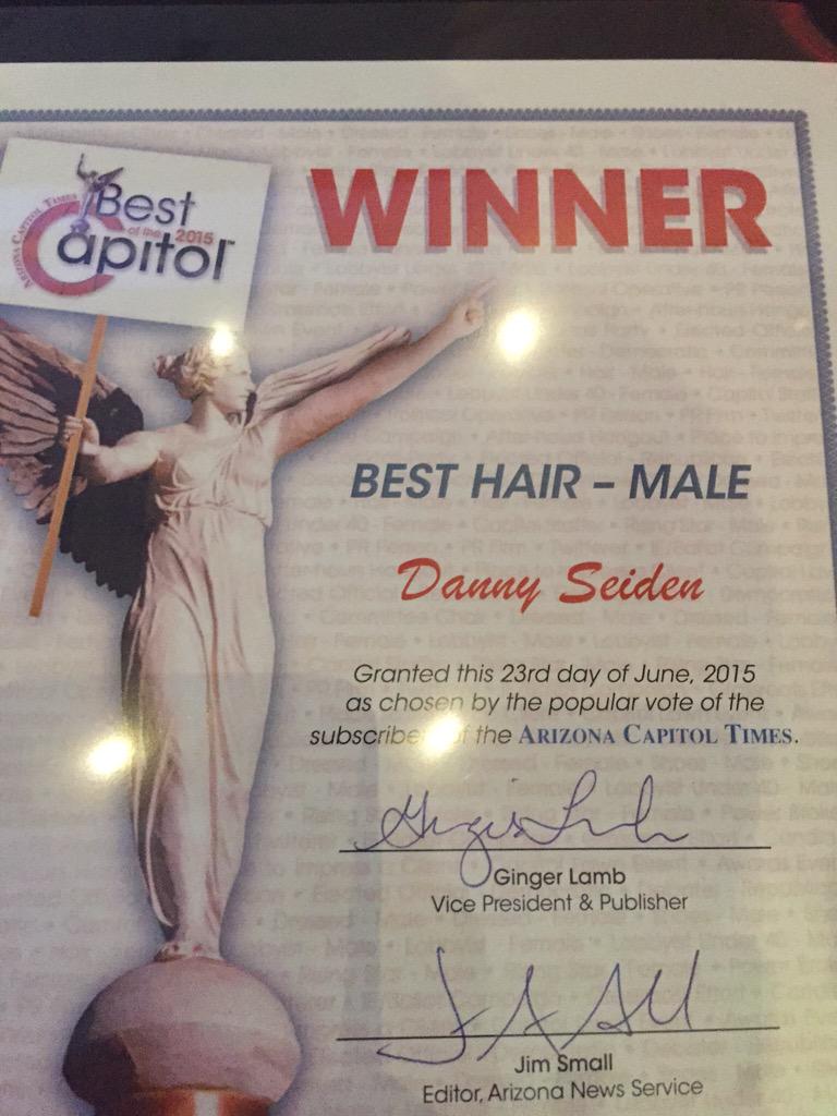 dbseiden's tweet photo. That's right I'm back!!!! Best Hair! I may retire from Best of the Capitol now, or start a dynasty! #BOTC15 http://t.co/DIEhjbotsf