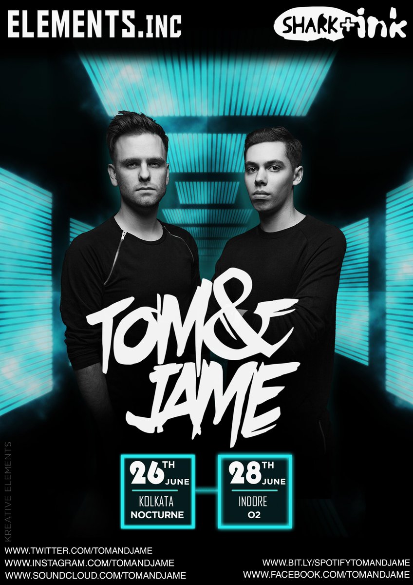 #Update

<a href="/TOMANDJAME/">TOM & JAME</a> are bringing the boot-stomping sounds this June!

June 26: Kolkata
June 28: Indore

Joining us?