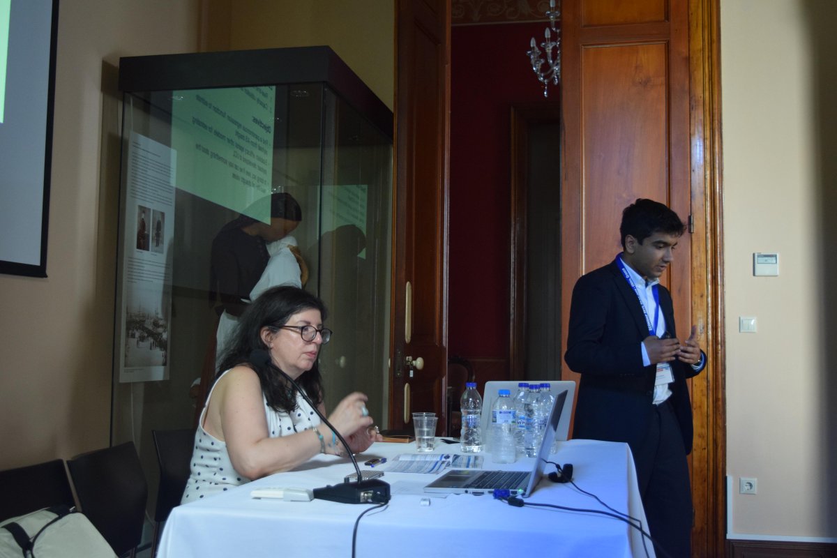 Econship2015's tweet photo. #Prakash presents his paper about estimating vessel utilization in the #drybulk freight market #econship2015 http://t.co/K7iL2PSNom