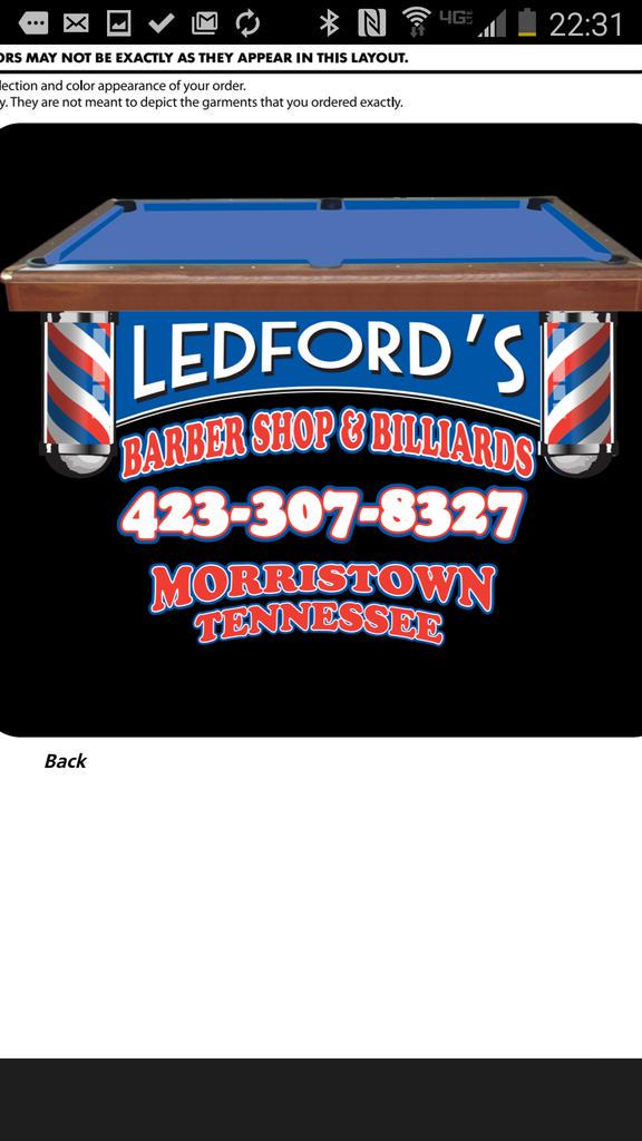 Ledfordbilliard's tweet photo. LEDFORDS BARBER SHOP &amp; BILLIARDS IS NOW OPEN 408 NORTH LIBERTY HILL RD MORRISTOWN TN 423-307-8327 THANKS &amp; GOD BLESS http://t.co/deeDVv4rrO