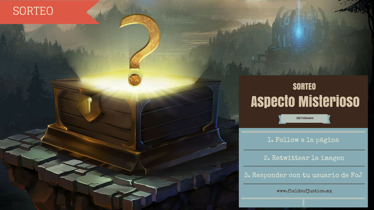 fieldsofjustice's tweet image. Ayúdanos a dar a conocer #FieldsOfJustice y gana un aspecto misterioso. Tambien en FB on.fb.me/1LAKjp2
