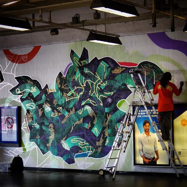 StArtEverywhere's tweet photo. #23 #23juin2015.... Sur le quai36... L'artiste @koolkoor à terminé son oeuvre... Merci pour ton accueil... #quai36 … http://t.co/oS1mRMf5eE