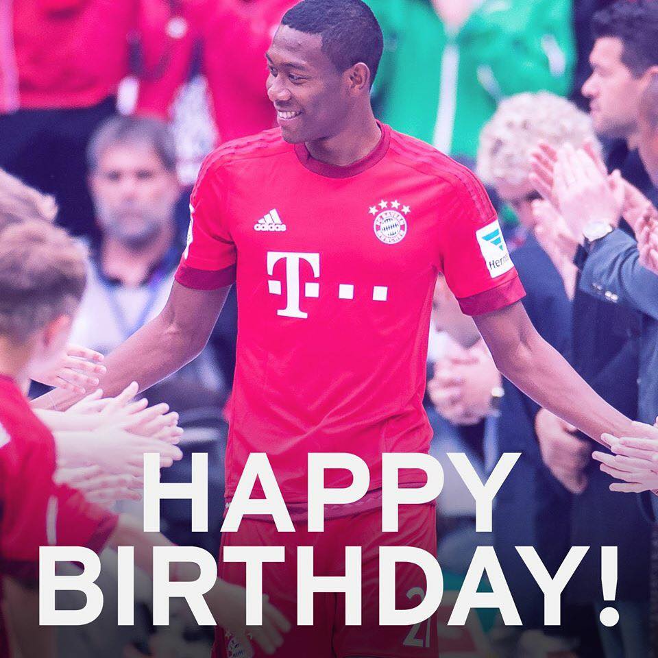 David Alaba HAPPY BIRTHDAY! 