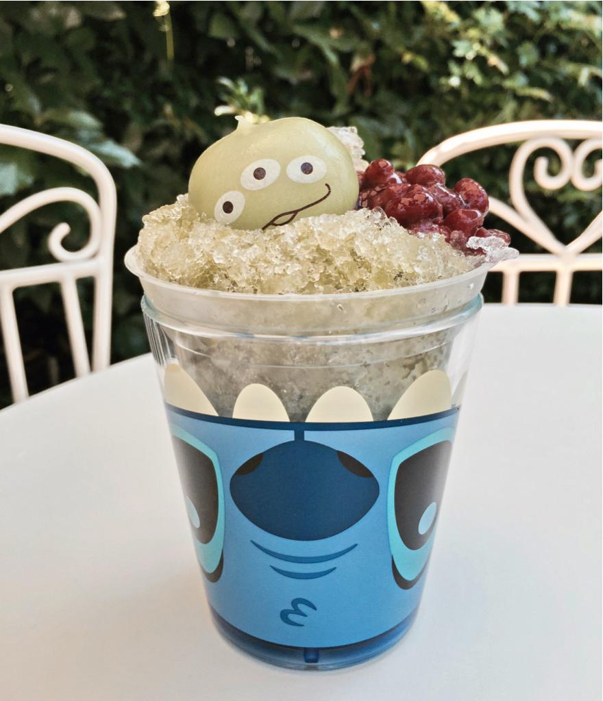 Mezzomikiのディズニーブログ ザガゼーボのリトルグリーンまん付き抹茶あずきのシェイブアイス スーベニアカップがスティッチなのでまたおもしろい Http T Co Bfuupozltz Http T Co Czpmwr035x