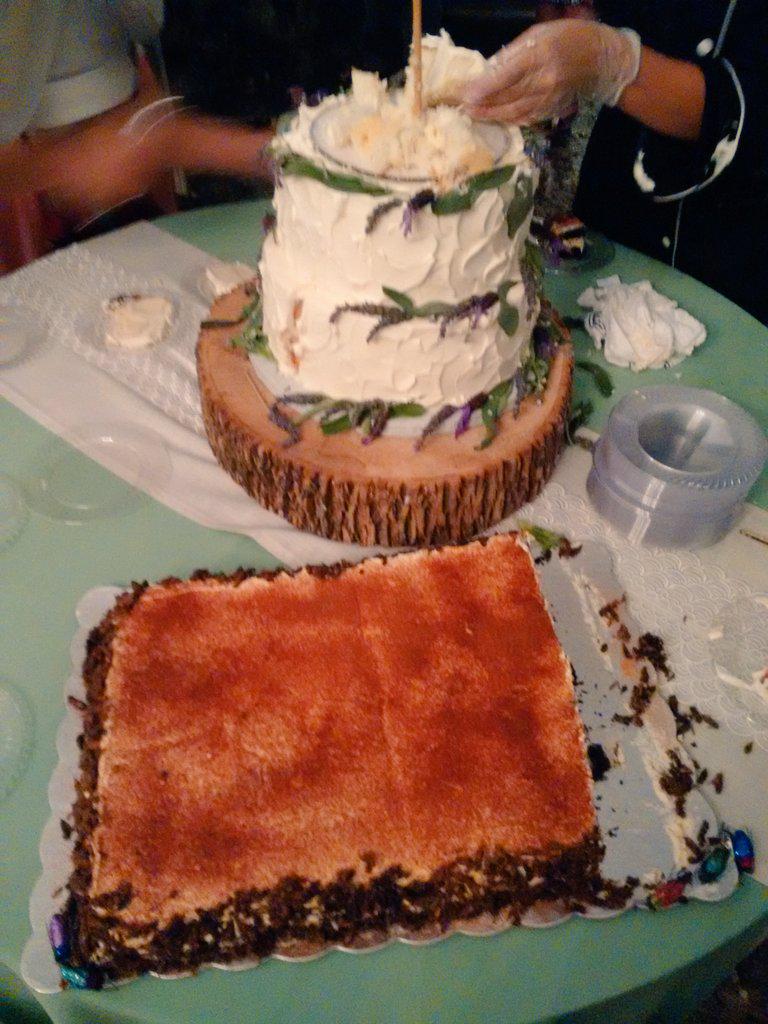 HopperFoods's tweet image. RNA's Wedding #cake made with cricket flour &amp;amp; sugar covered crickets! The #future is here! @LittleHerds